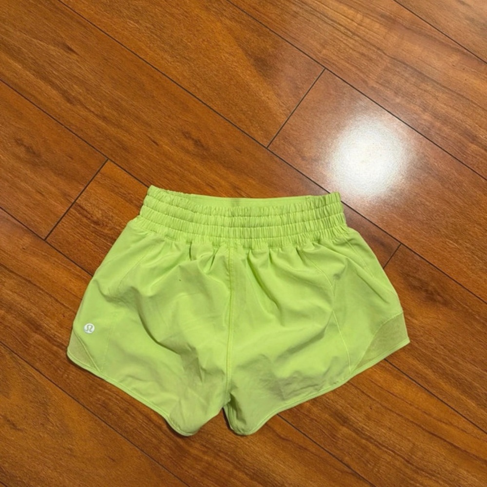 Lululemon athletica Women’s Lime Green Running Shorts
